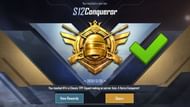 A Conqueror title in PUBG Mobile